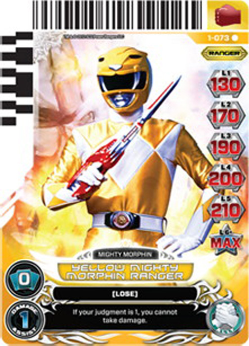 Yellow Mighty Morphin Ranger 073